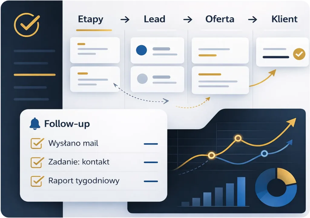 Panel pipeline sprzedazy i follow-up od leada do klienta