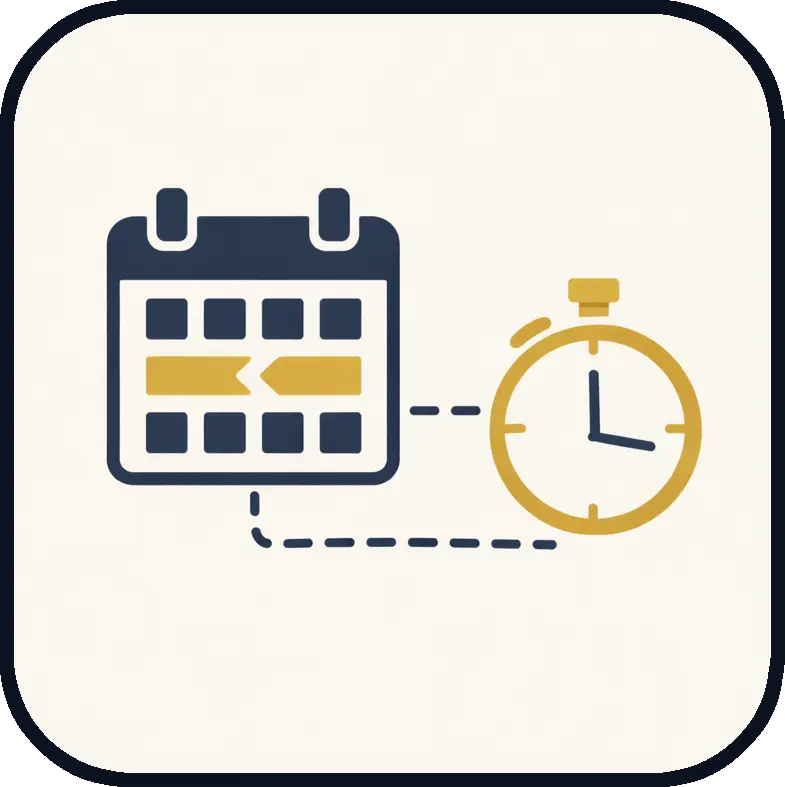 Brak kontroli nad terminami i harmonogramem działań